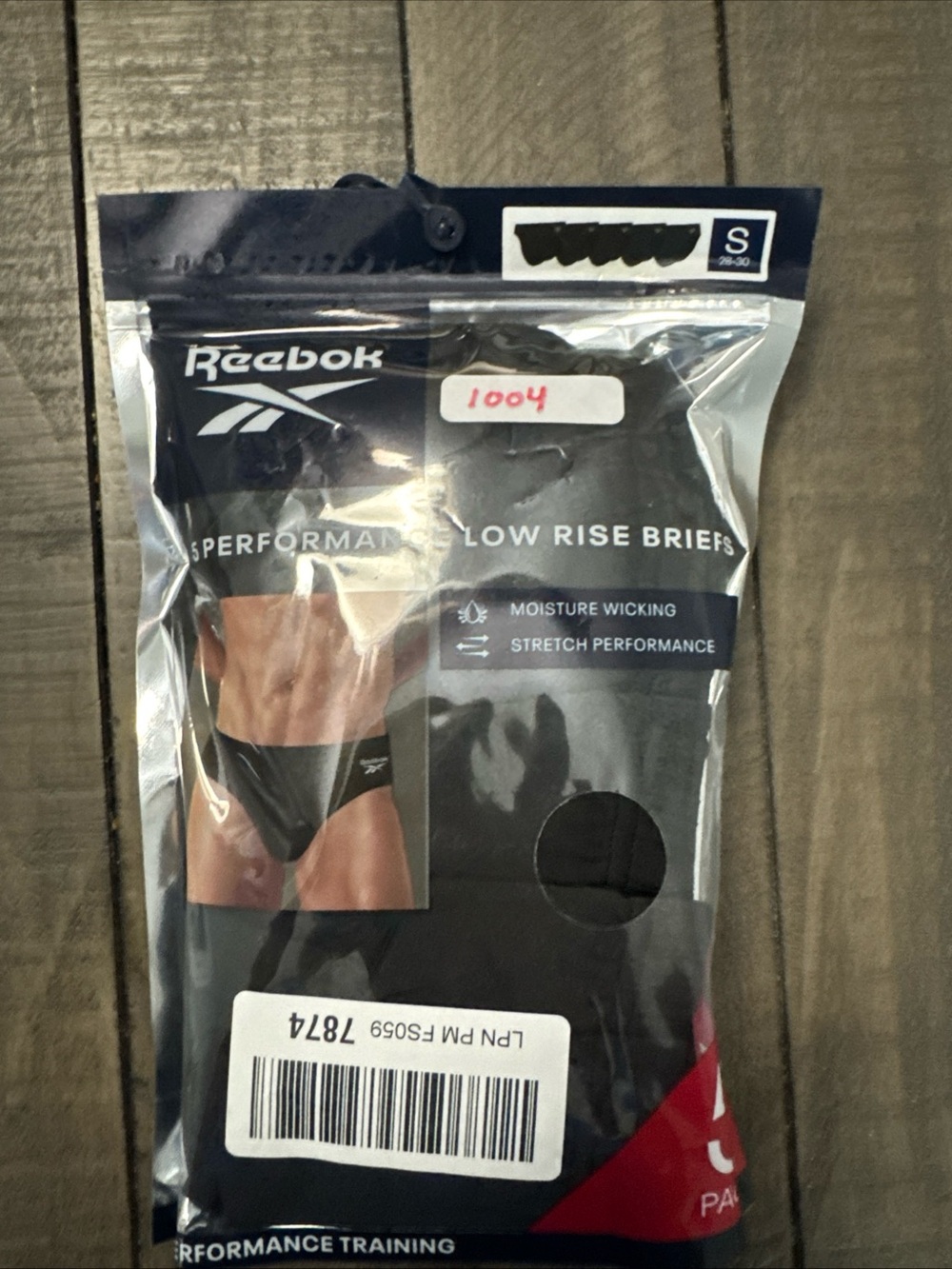 Reebok Men’s Low Rise Performance Briefs - Black